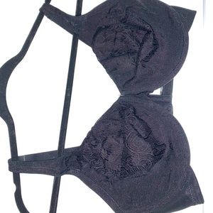 Natori Black Lace, Lined Bra